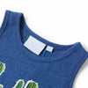 Vidaxl Children's Top 104 Bleu foncé mélangé
