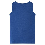 Vidaxl Children's Top 116 Bleu foncé mélangé - afbeelding 2
