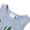 Vidaxl Children's Top 104 mixte bleu