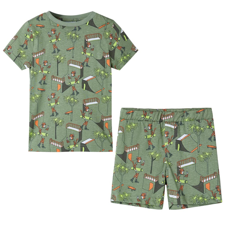 Vidaxl Pyjama pour enfants avec manches courtes 104 Light -Loft -Colored