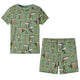 Pajama pour enfants vidaxl avec manches courtes 116 légers