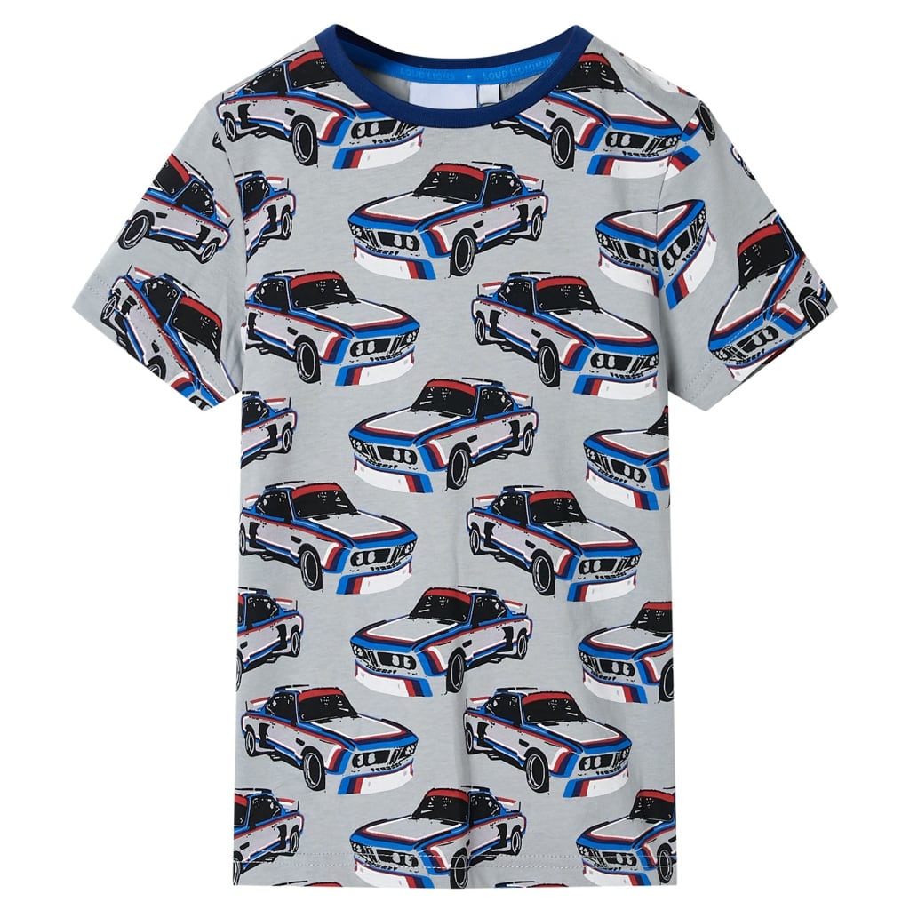 Vidaxl Pyjamas pour enfants avec des manches courtes 104 gris