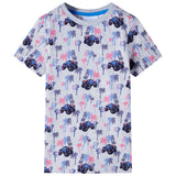 Vidaxl Child's Shirt 92 Grey mixte - afbeelding 1