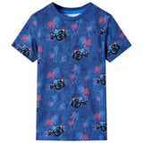 Vidaxl Child's Shirt 104 mixte bleu foncé - afbeelding 1
