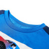 Vidaxl Child's Shirt 116 Bleu et bleu marine