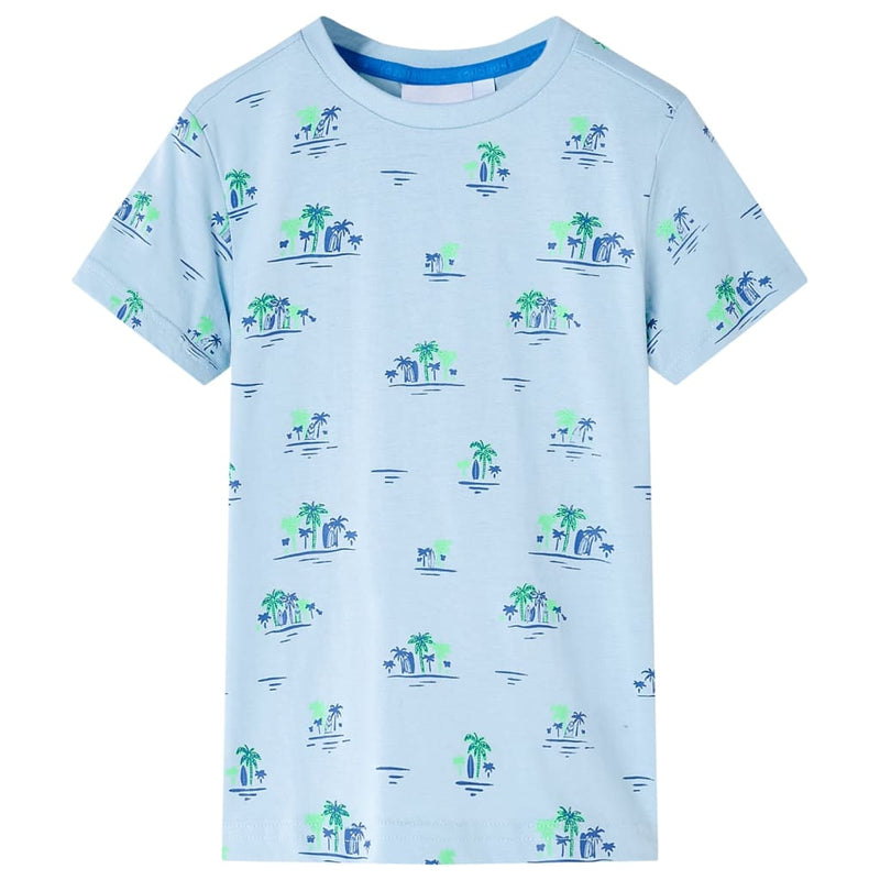 Vidaxl Child's Shirt 140 bleu clair