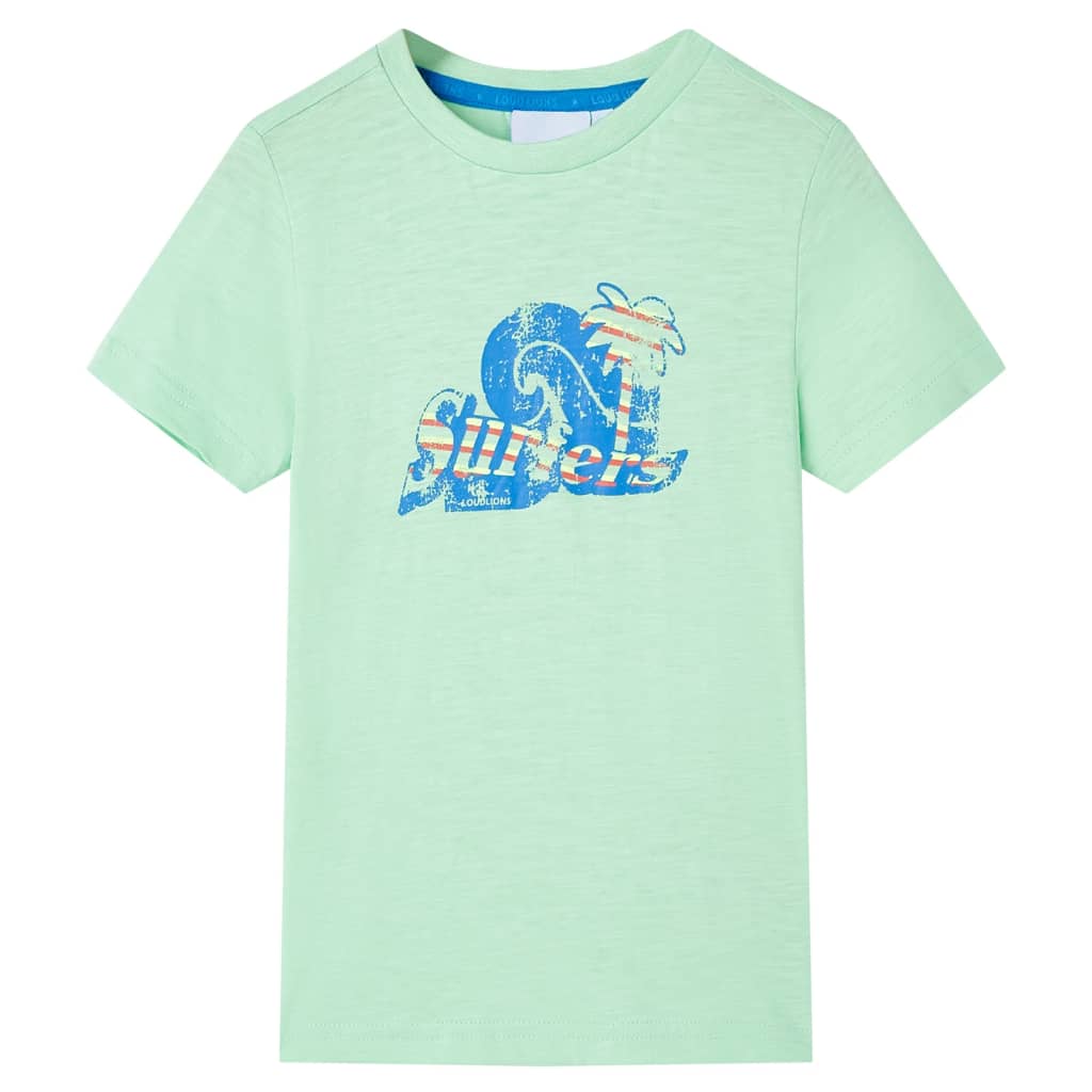 Vidaxl Child's Shirt 92 Green clair