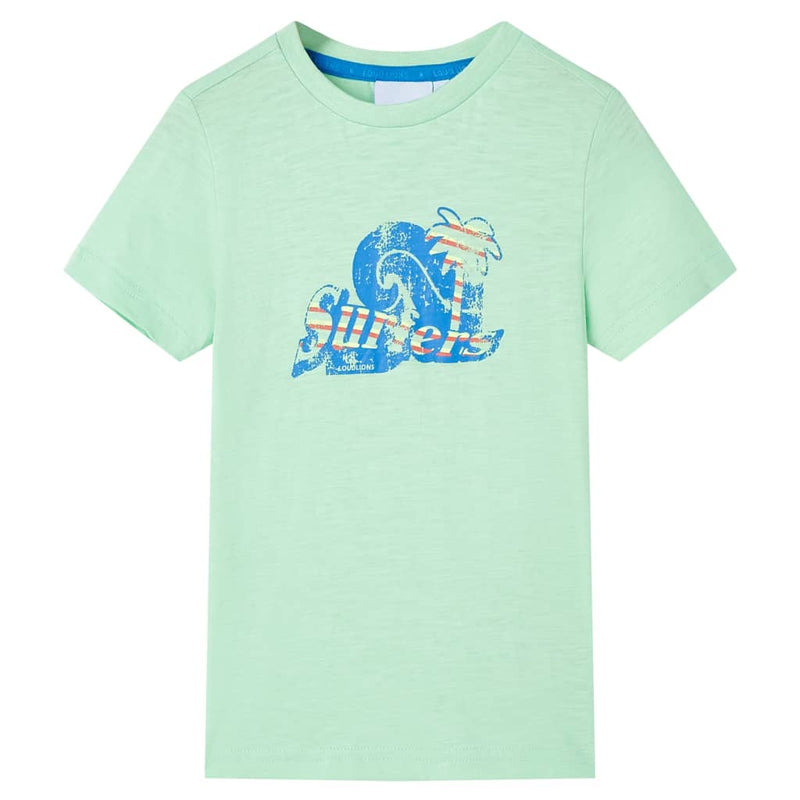 Vidaxl Child's Shirt 92 Green clair