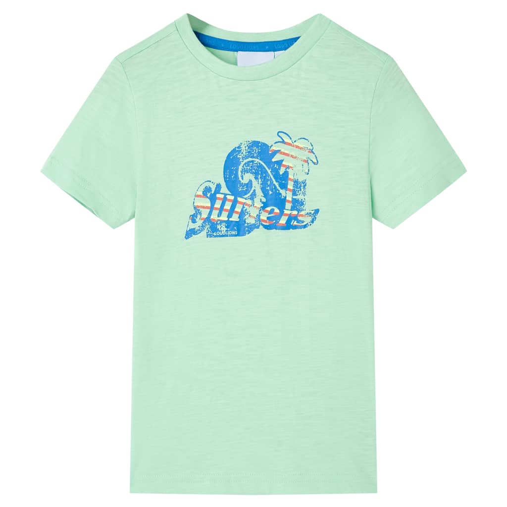 Vidaxl Child's Shirt 104 vert clair
