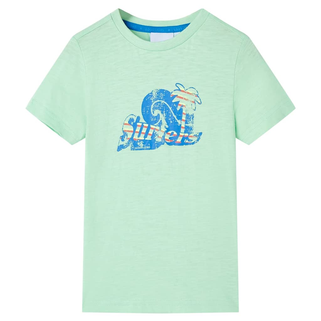 Vidaxl Child's Shirt 116 vert clair