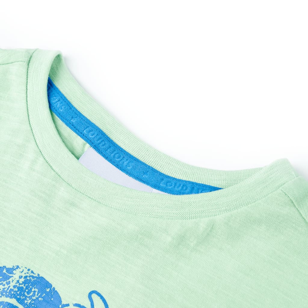 Vidaxl Child's Shirt 128 vert clair