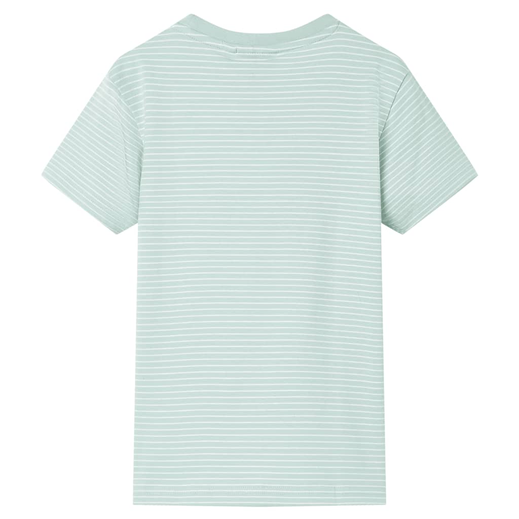Vidaxl Children's Shirt with Stripes 92 Light Mint