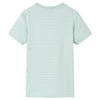 Vidaxl Children's Shirt with Stripes 116 Light Mint