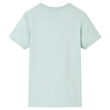Vidaxl Children's Shirt with Stripes 116 Light Mint - afbeelding 2