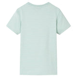 Vidaxl Children's Shirt with Stripes 128 Light Mint - afbeelding 2