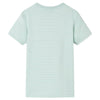 Vidaxl Children's Shirt with Stripes 140 Light Mint