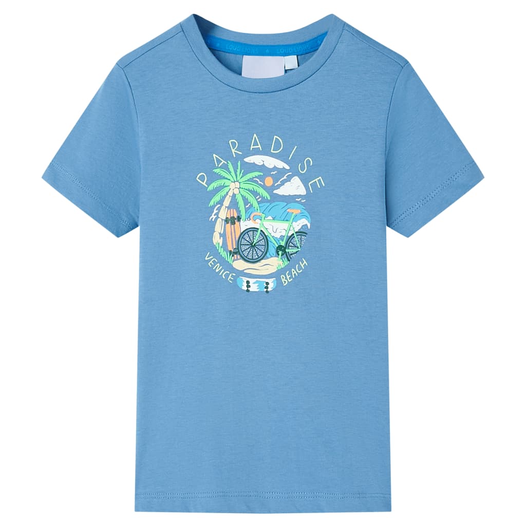 Vidaxl Child's Shirt 92 Central Blue