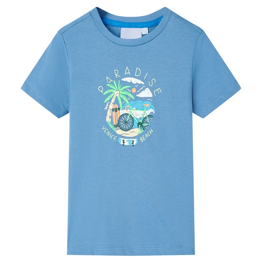 Vidaxl Child's Shirt 104 Navy Blue