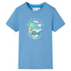 Vidaxl Child's Shirt 116 Central Blue