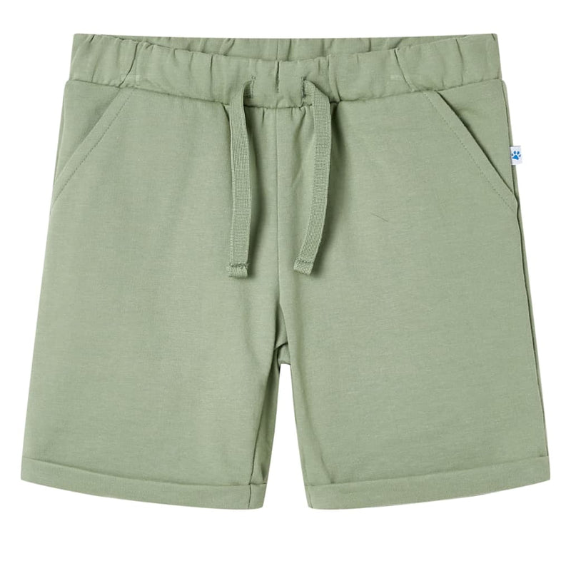 Short pour enfants Vidaxl avec Trekkoord 92 Lichtkaki