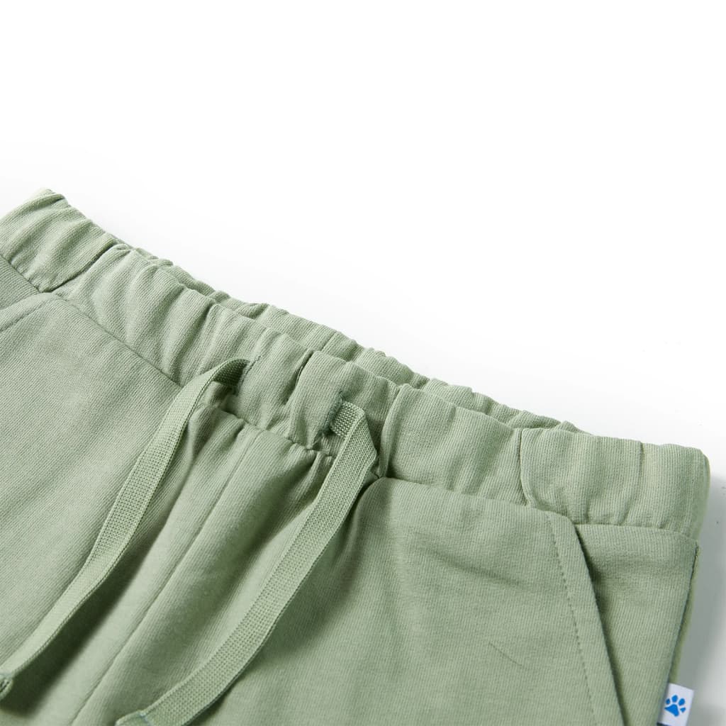 Short pour enfants Vidaxl avec Trekkoord 116 Lichtkaki