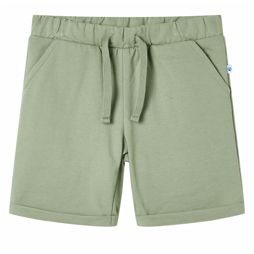 Short pour enfants Vidaxl avec Trekkoord 128 Lichtkaki