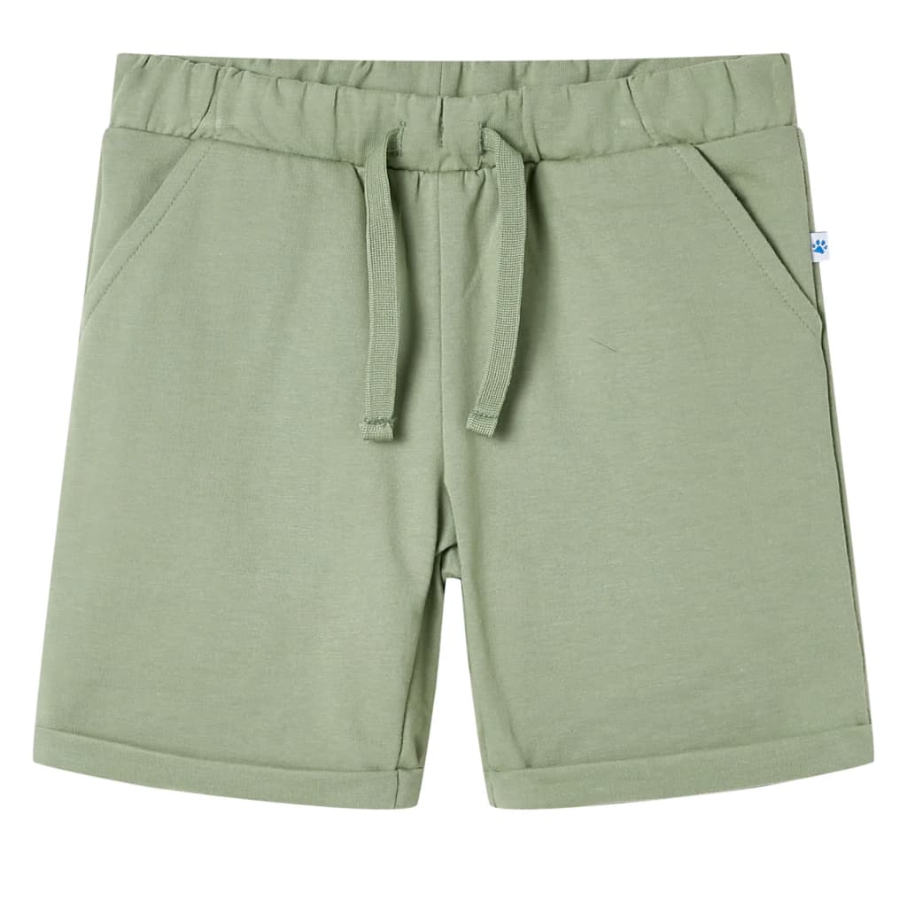 Short pour enfants vidaxl avec trekoord 140 lichtkaki