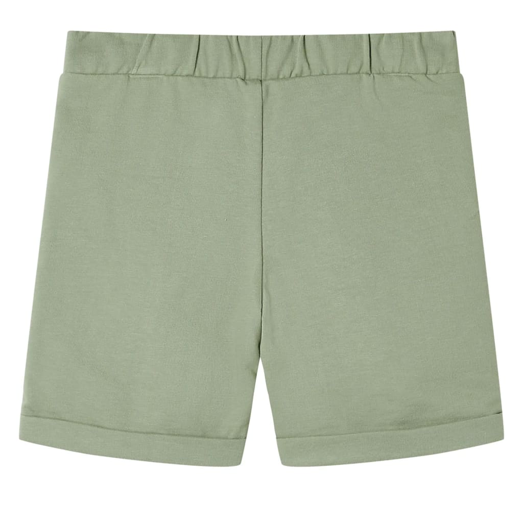 Short pour enfants vidaxl avec trekoord 140 lichtkaki