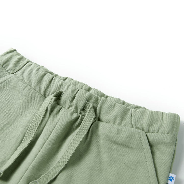 Short pour enfants vidaxl avec trekoord 140 lichtkaki