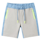 Vidaxl Children's Short avec Trekoord 128 Bleu - afbeelding 1