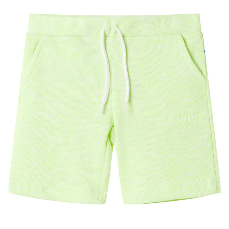 Short pour enfants Vidaxl avec Trekkoord 92 Néongel