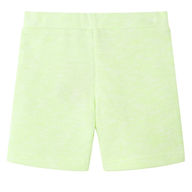 Short pour enfants Vidaxl avec Trekkoord 92 Néongel
