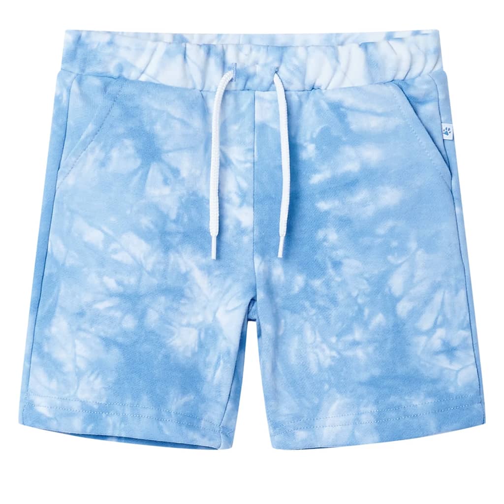 Short pour enfants vidaxl avec trekkoord 104 bleu doux