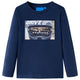 Vidaxl Child's Shirt à manches longues 104 bleu marine mixte