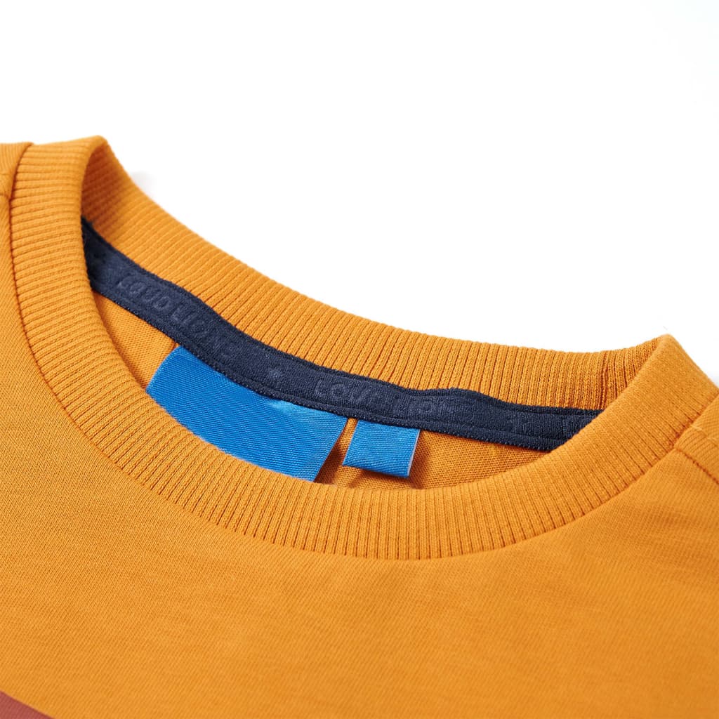 Vidaxl Children's Shirt à manches longues 116 Ochère -colored