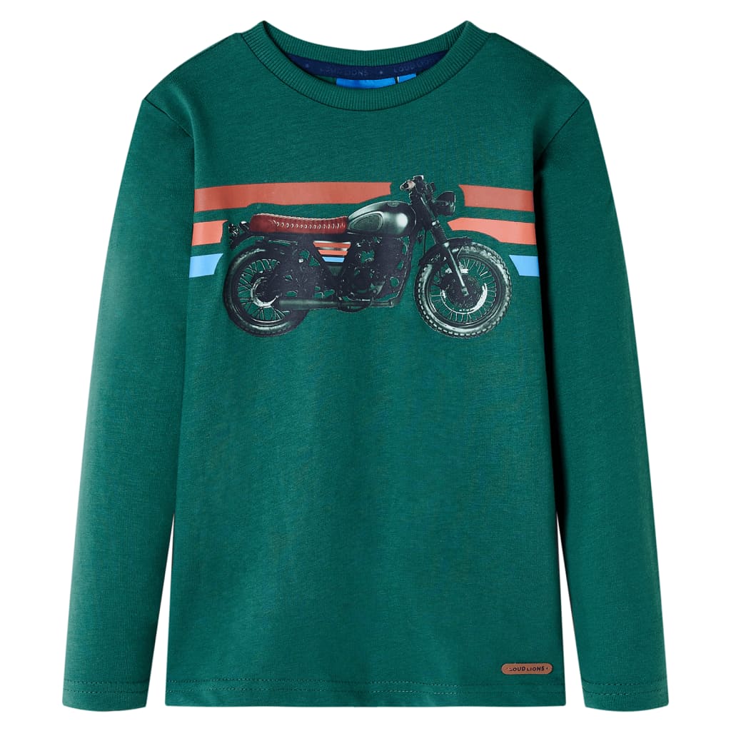 Vidaxl Child's Shirt à manches longues 92 vert