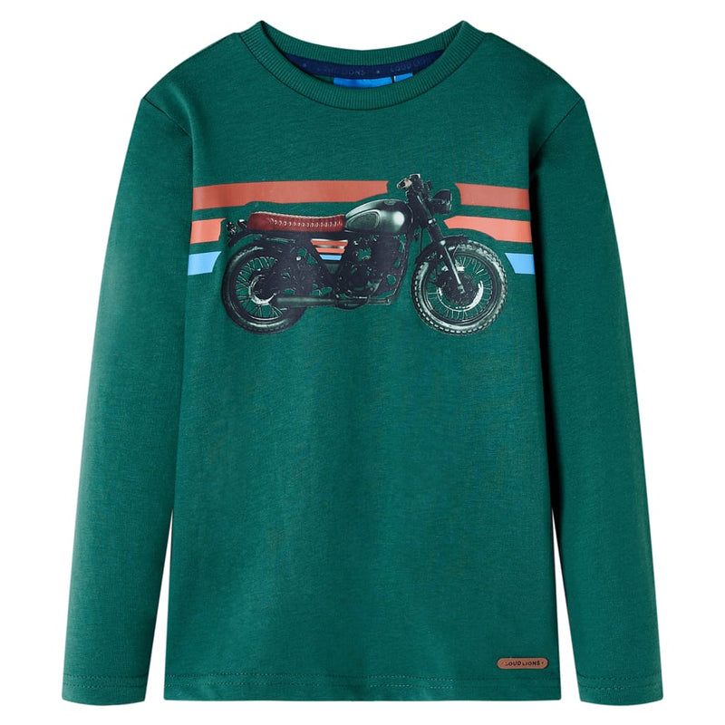 Vidaxl Child's Shirt à manches longues 92 vert