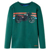 Vidaxl Child's Shirt à manches longues 128 vert
