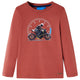 Vidaxl Child's Shirt à manches longues 104 henné brillant