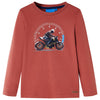 Vidaxl Child's Shirt à manches longues 116 henné brillant