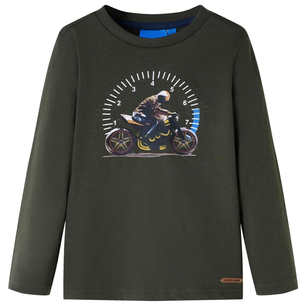 Vidaxl Child's Shirt à manches longues 128 Kakikientig