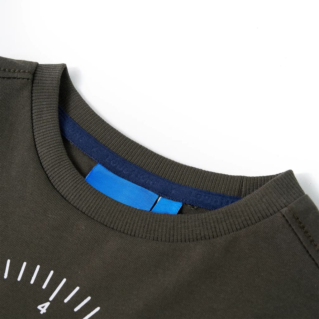Vidaxl Child's Shirt avec manches longues 140 kack -colored