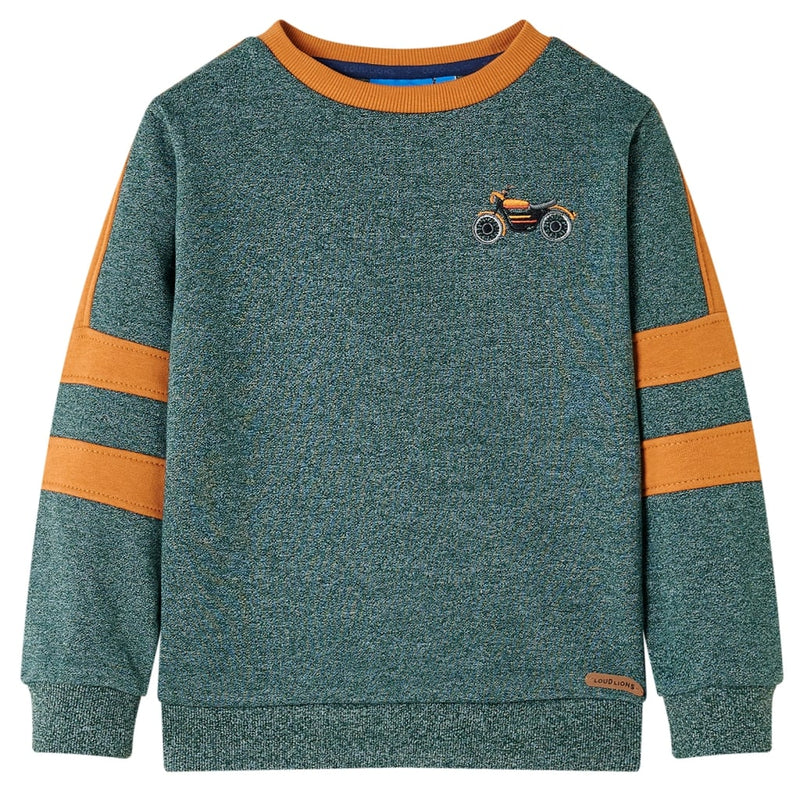 Vidaxl Pull pour enfants 140 vert foncé mixte