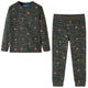 Vidaxl Pyjama pour enfants à manches longues 104 Kakikientig