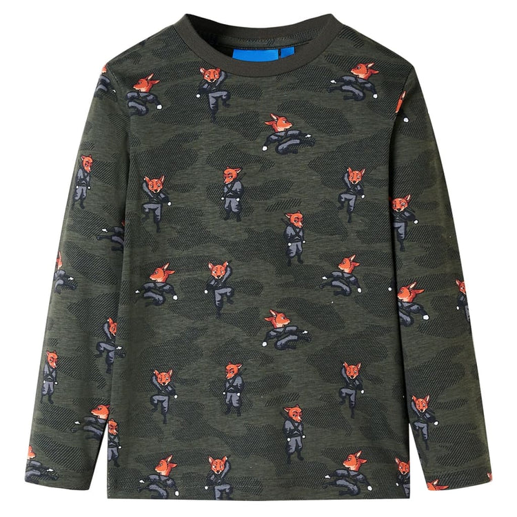 Vidaxl Pyjama pour enfants à manches longues 128 Kakikientig