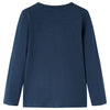 Vidaxl Child's Shirt à manches longues 92 Bleu marine mixte