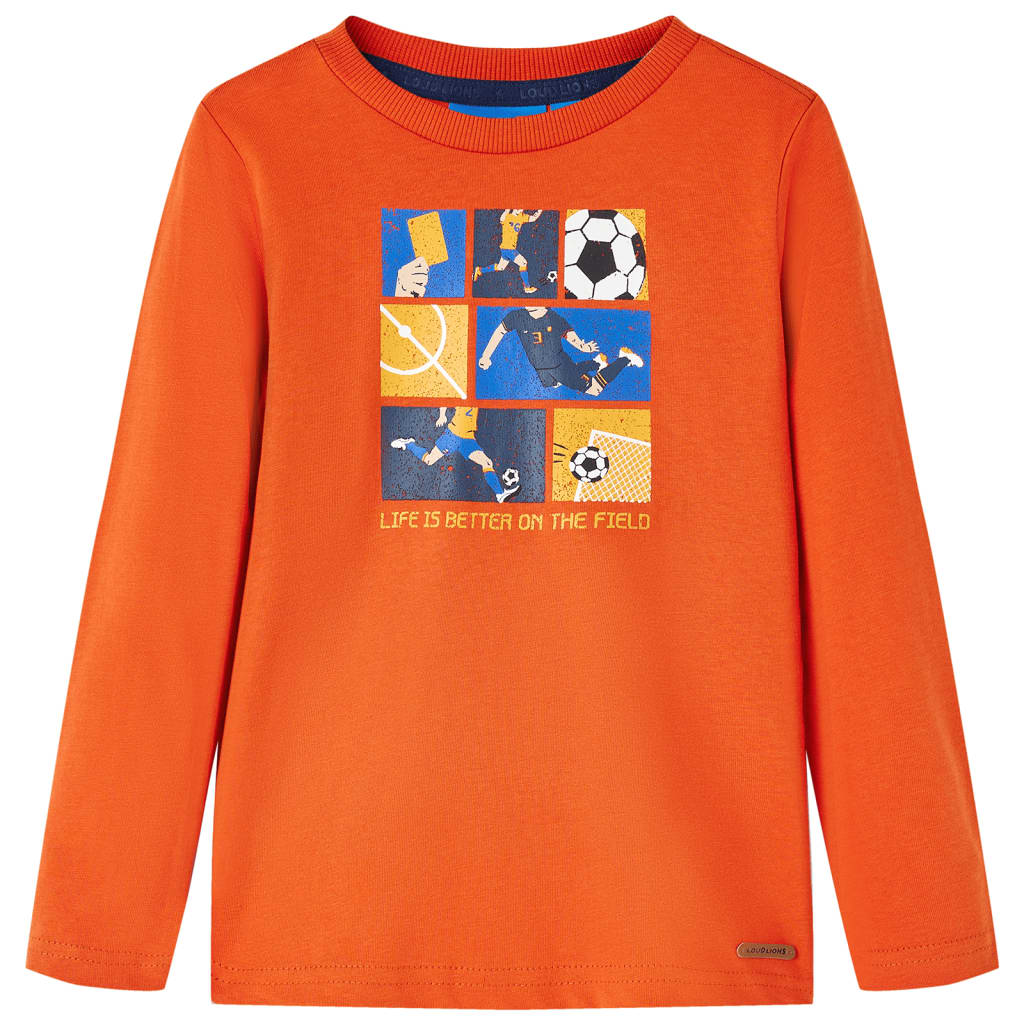 Vidaxl Child's Shirt à manches longues 116 orange