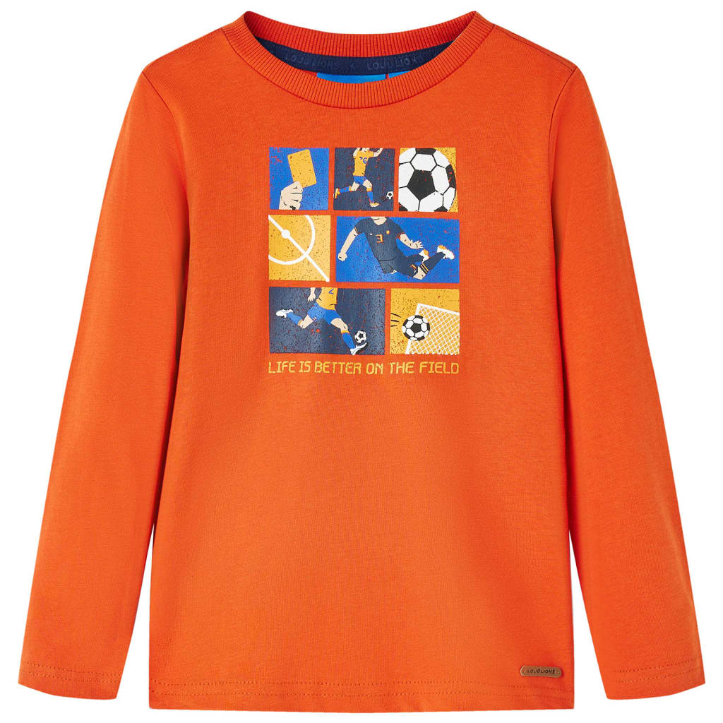 Vidaxl Child's Shirt à manches longues 128 orange