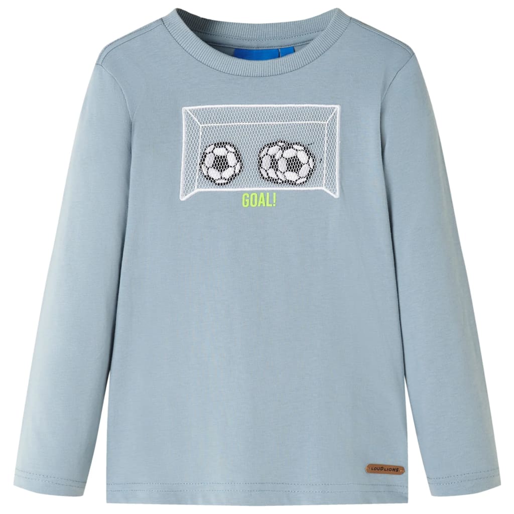Vidaxl Child's Shirt à manches longues 92 bleu clair