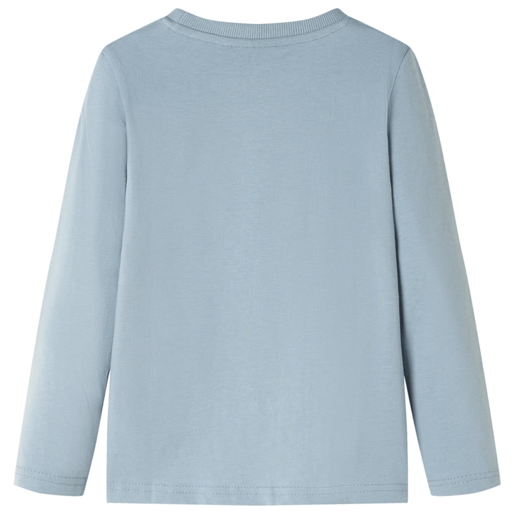 Vidaxl Child's Shirt à manches longues 92 bleu clair